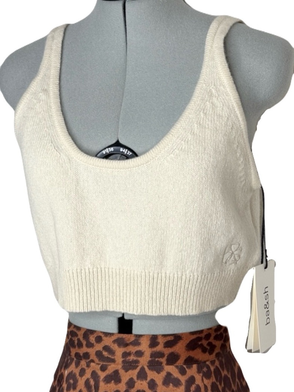 NWT ba&sh Cashmere Knit Top L Revolve